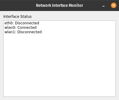 wlan0 connected screenshot